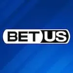 BetUS Casino logo with the text ‘BetUS’ in white on a blue background.